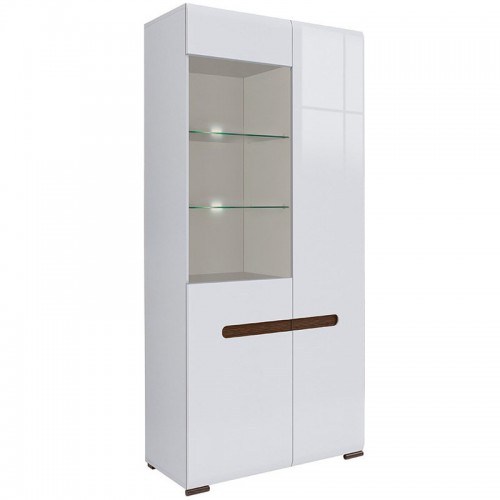 Вітрина REG1W1D / 21/9​ Ацтека БРВ білий / венге магія